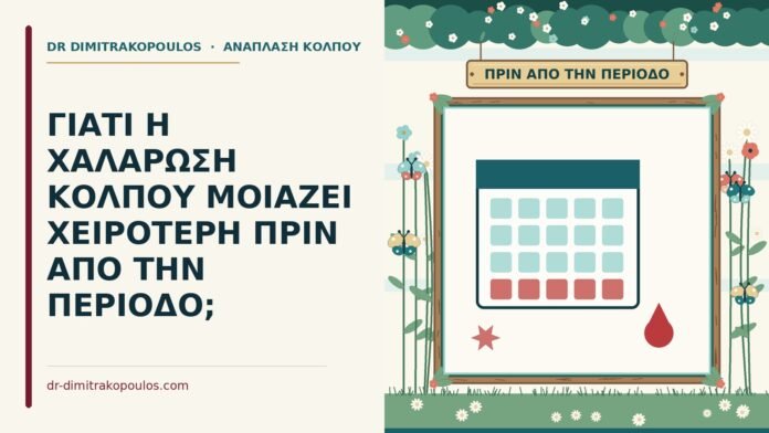 χαλάρωση κόλπου πριν από την περίοδο