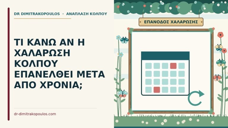 χαλάρωση κόλπου επανέλθει