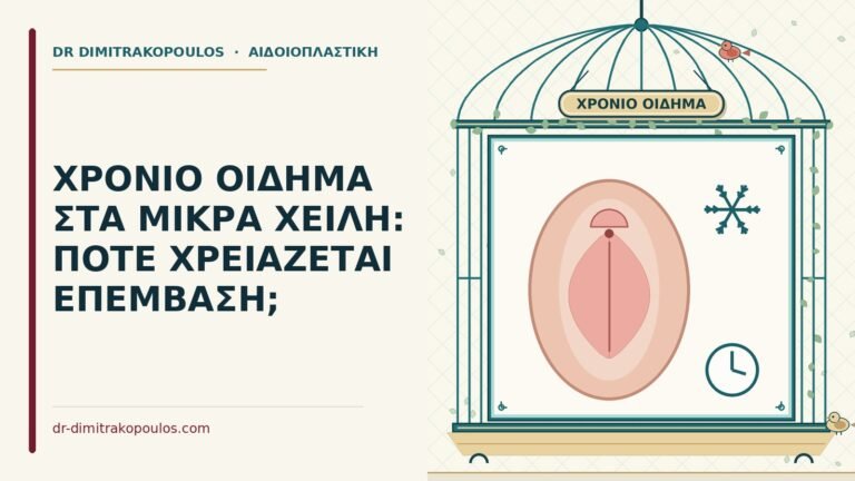 χρόνιο οίδημα στα μικρά χείλη
