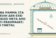 ράμμα που δεν έχει λιώσει