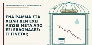 ράμμα που δεν έχει λιώσει