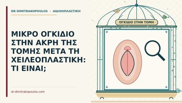 ΜΙΚΡΟ ΟΓΚΙΔΙΟ ΣΤΗΝ ΑΚΡΗ ΤΗΣ ΤΟΜΗΣ ΜΕΤΑ ΤΗ ΧΕΙΛΕΟΠΛΑΣΤΙΚΗ: ΤΙ ΕΙΝΑΙ; ογκίδιο στην άκρη της τομής