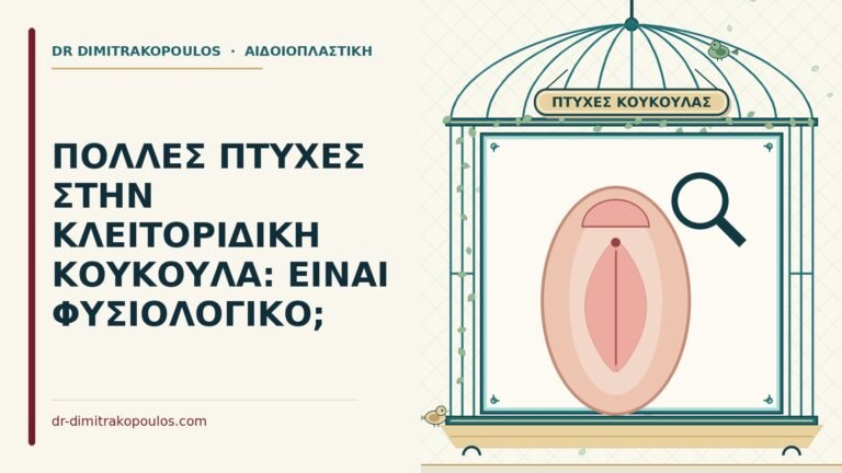 πτυχές στην κλειτοριδική κουκούλα