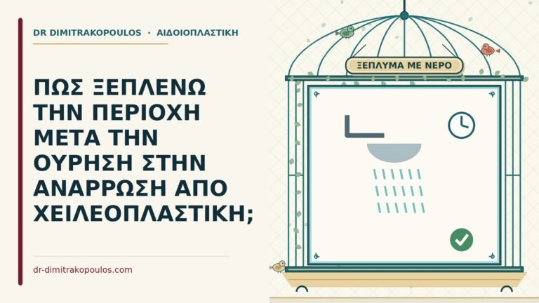 ξέπλυμα μετά την ούρηση