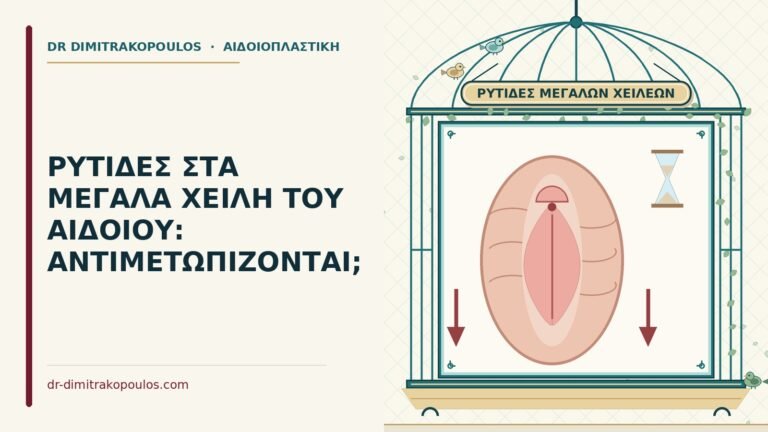 ρυτίδες στα μεγάλα χείλη