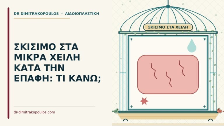 σκίσιμο στα μικρά χείλη