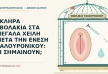σβολάκια στα μεγάλα χείλη