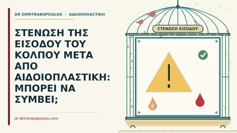 στένωση της εισόδου του κόλπου