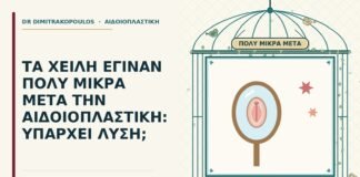 πολύ μικρά χείλη μετά την αιδοιοπλαστική