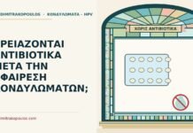 αντιβιοτικά μετά την αφαίρεση