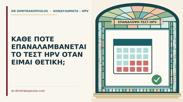 επανάληψη του τεστ HPV