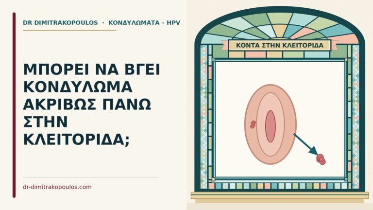 κονδύλωμα στην κλειτορίδα