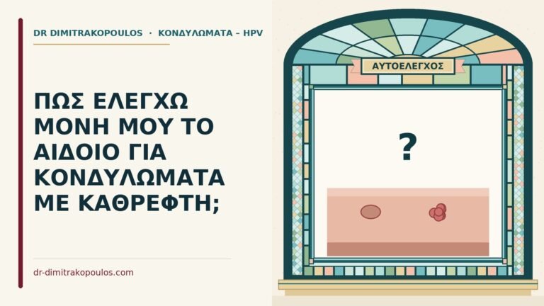 έλεγχος με καθρέφτη