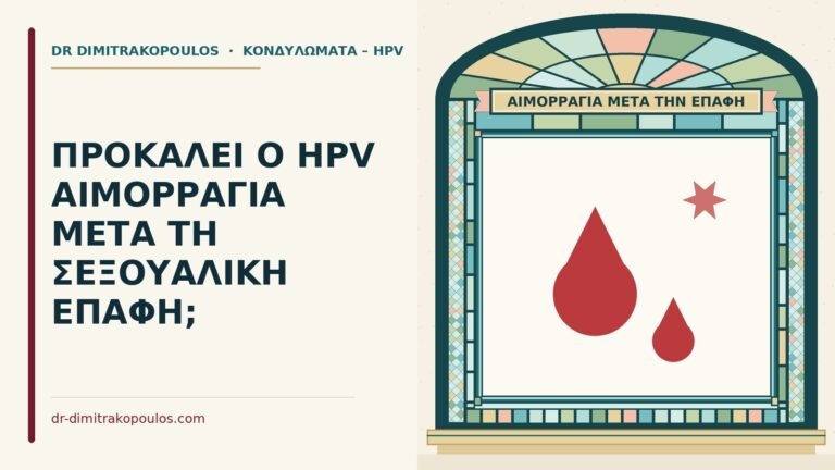 αιμορραγία μετά την επαφή