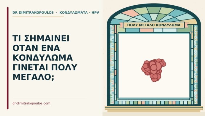 πολύ μεγάλο κονδύλωμα