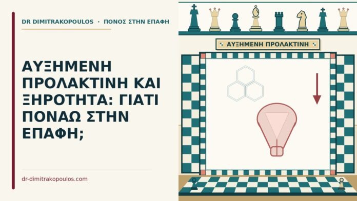 ΑΥΞΗΜΕΝΗ ΠΡΟΛΑΚΤΙΝΗ ΚΑΙ ΞΗΡΟΤΗΤΑ: ΓΙΑΤΙ ΠΟΝΑΩ ΣΤΗΝ ΕΠΑΦΗ; αυξημένη προλακτίνη