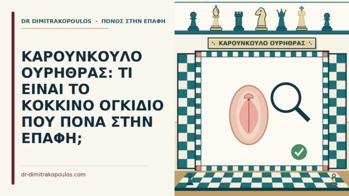 ΚΑΡΟΥΝΚΟΥΛΟ ΟΥΡΗΘΡΑΣ: ΤΙ ΕΙΝΑΙ ΤΟ ΚΟΚΚΙΝΟ ΟΓΚΙΔΙΟ ΠΟΥ ΠΟΝΑ ΣΤΗΝ ΕΠΑΦΗ; καρούνκουλο ουρήθρας