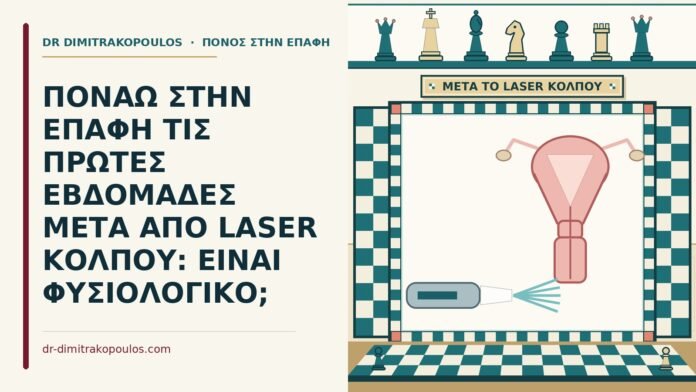ΠΟΝΑΩ ΣΤΗΝ ΕΠΑΦΗ ΤΙΣ ΠΡΩΤΕΣ ΕΒΔΟΜΑΔΕΣ ΜΕΤΑ ΑΠΟ LASER ΚΟΛΠΟΥ: ΕΙΝΑΙ ΦΥΣΙΟΛΟΓΙΚΟ; πόνος μετά από laser κόλπου