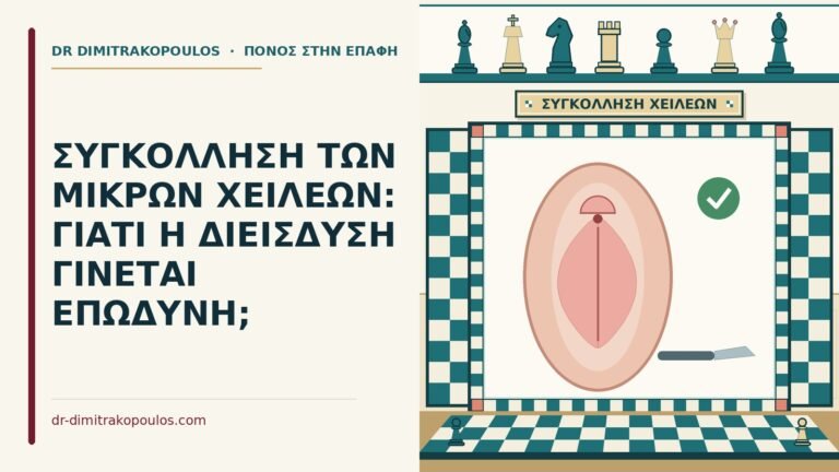 συγκόλληση των μικρών χειλέων