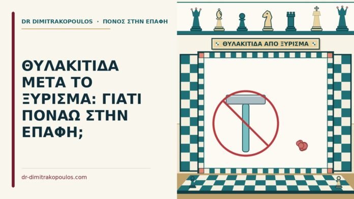 ΘΥΛΑΚΙΤΙΔΑ ΜΕΤΑ ΤΟ ΞΥΡΙΣΜΑ: ΓΙΑΤΙ ΠΟΝΑΩ ΣΤΗΝ ΕΠΑΦΗ; θυλακίτιδα μετά το ξύρισμα