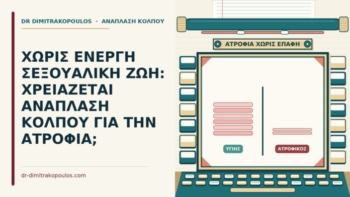 ΧΩΡΙΣ ΕΝΕΡΓΗ ΣΕΞΟΥΑΛΙΚΗ ΖΩΗ: ΧΡΕΙΑΖΕΤΑΙ ΑΝΑΠΛΑΣΗ ΚΟΛΠΟΥ ΓΙΑ ΤΗΝ ΑΤΡΟΦΙΑ; χωρίς ενεργή σεξουαλική ζωή