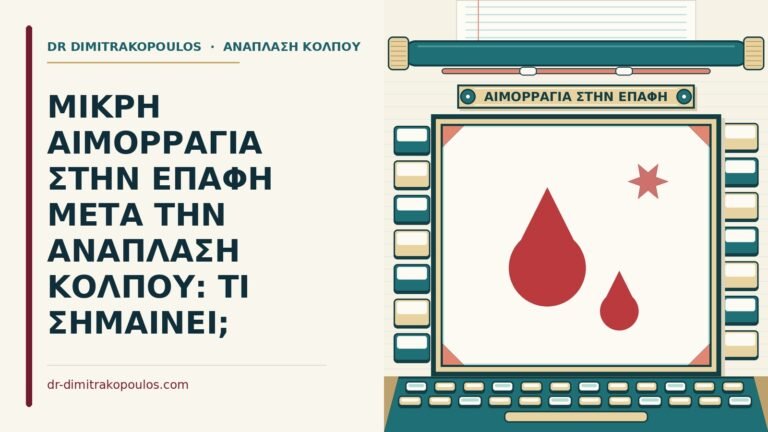 μικρή αιμορραγία στην επαφή