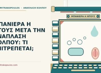 ΜΠΑΝΙΕΡΑ Η ΝΤΟΥΣ ΜΕΤΑ ΤΗΝ ΑΝΑΠΛΑΣΗ ΚΟΛΠΟΥ: ΤΙ ΕΠΙΤΡΕΠΕΤΑΙ; μπανιέρα