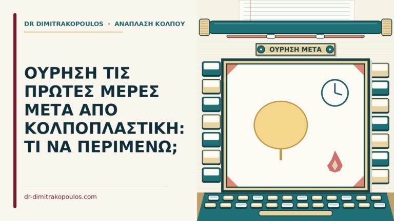 ούρηση μετά από κολποπλαστική