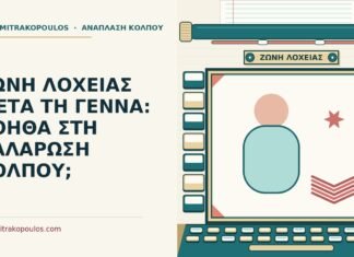ΖΩΝΗ ΛΟΧΕΙΑΣ ΜΕΤΑ ΤΗ ΓΕΝΝΑ: ΒΟΗΘΑ ΣΤΗ ΧΑΛΑΡΩΣΗ ΚΟΛΠΟΥ; ζώνη λοχείας