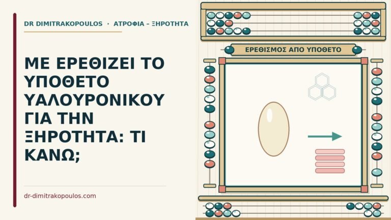 υπόθετο υαλουρονικού για την ξηρότητα