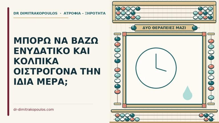 ενυδατικό και τα κολπικά οιστρογόνα
