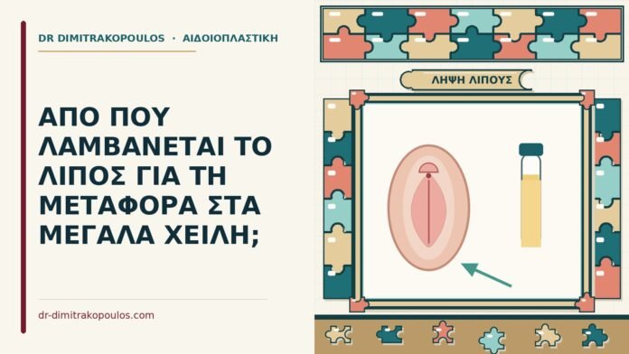 μεταφορά λίπους στα μεγάλα χείλη