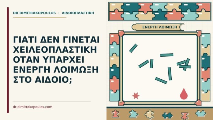 ΓΙΑΤΙ ΔΕΝ ΓΙΝΕΤΑΙ ΧΕΙΛΕΟΠΛΑΣΤΙΚΗ ΟΤΑΝ ΥΠΑΡΧΕΙ ΕΝΕΡΓΗ ΛΟΙΜΩΞΗ ΣΤΟ ΑΙΔΟΙΟ; ενεργή λοίμωξη στο αιδοίο