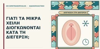 διόγκωση των μικρών χειλέων