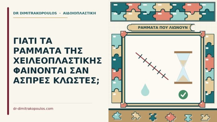 ΓΙΑΤΙ ΤΑ ΡΑΜΜΑΤΑ ΤΗΣ ΧΕΙΛΕΟΠΛΑΣΤΙΚΗΣ ΦΑΙΝΟΝΤΑΙ ΣΑΝ ΑΣΠΡΕΣ ΚΛΩΣΤΕΣ; ράμματα της χειλεοπλαστικής