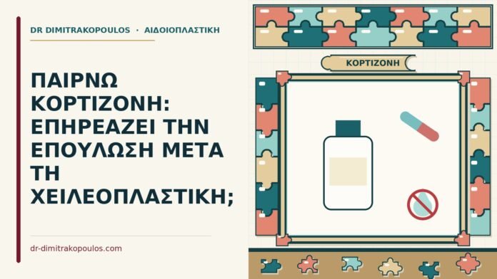 ΠΑΙΡΝΩ ΚΟΡΤΙΖΟΝΗ: ΕΠΗΡΕΑΖΕΙ ΤΗΝ ΕΠΟΥΛΩΣΗ ΜΕΤΑ ΤΗ ΧΕΙΛΕΟΠΛΑΣΤΙΚΗ; κορτιζόνη