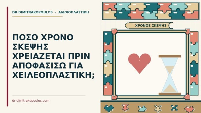 ΠΟΣΟ ΧΡΟΝΟ ΣΚΕΨΗΣ ΧΡΕΙΑΖΕΤΑΙ ΠΡΙΝ ΑΠΟΦΑΣΙΣΩ ΓΙΑ ΧΕΙΛΕΟΠΛΑΣΤΙΚΗ; απόφαση για χειλεοπλαστική