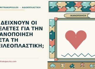 ΤΙ ΔΕΙΧΝΟΥΝ ΟΙ ΜΕΛΕΤΕΣ ΓΙΑ ΤΗΝ ΙΚΑΝΟΠΟΙΗΣΗ ΜΕΤΑ ΤΗ ΧΕΙΛΕΟΠΛΑΣΤΙΚΗ; ικανοποίηση μετά τη χειλεοπλαστική
