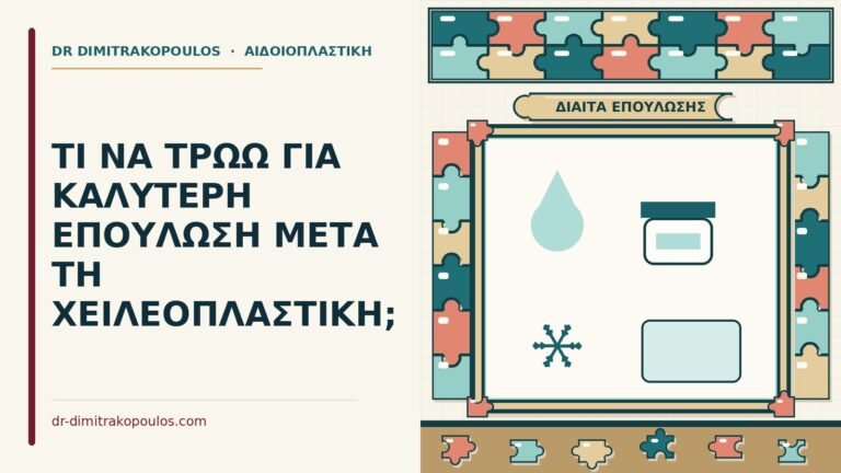 επούλωση μετά τη χειλεοπλαστική