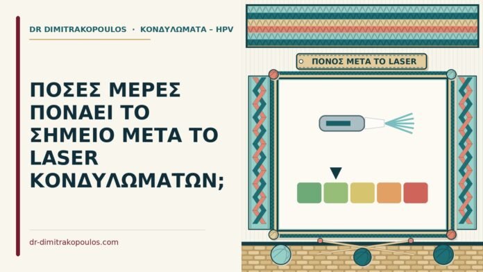 ΠΟΣΕΣ ΜΕΡΕΣ ΠΟΝΑΕΙ ΤΟ ΣΗΜΕΙΟ ΜΕΤΑ ΤΟ LASER ΚΟΝΔΥΛΩΜΑΤΩΝ; πόνος μετά το laser κονδυλωμάτων