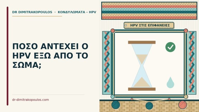 HPV έξω από το σώμα