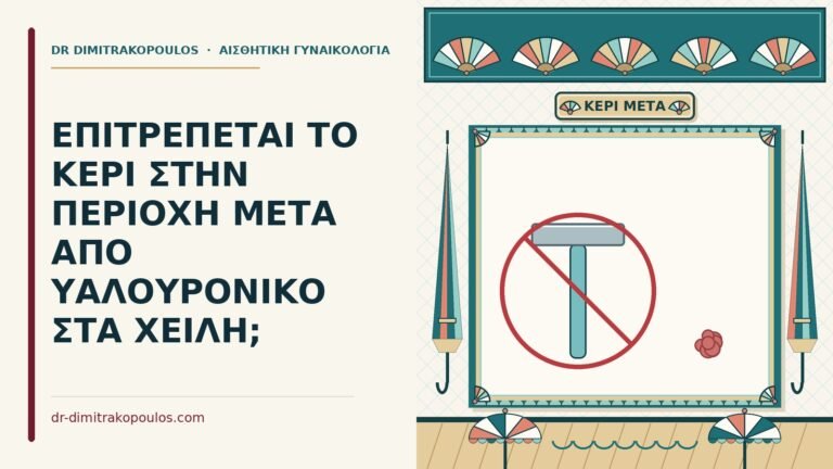 κερί μετά από υαλουρονικό