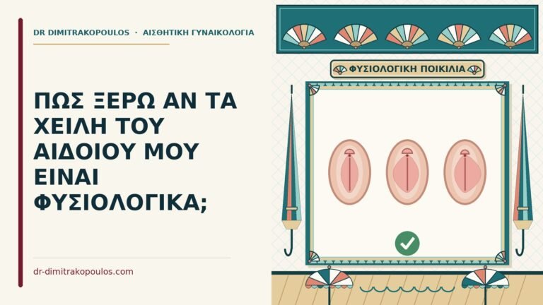 φυσιολογικά χείλη του αιδοίου