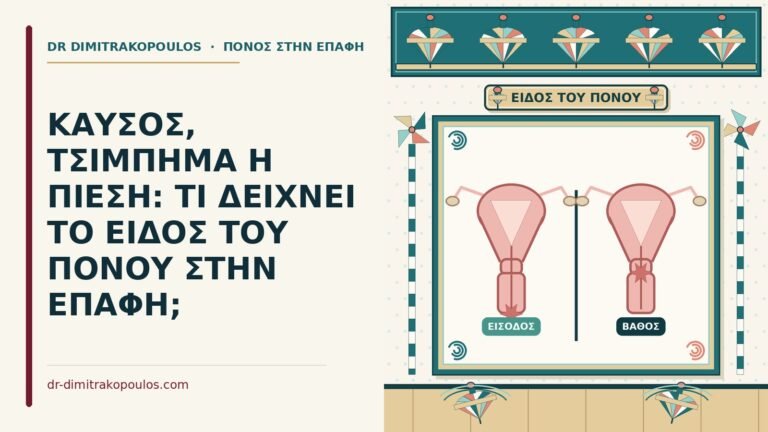 είδος του πόνου στην επαφή
