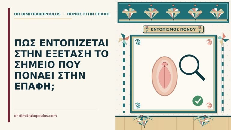 σημείο που πονάει στην επαφή