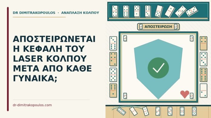 ΑΠΟΣΤΕΙΡΩΝΕΤΑΙ Η ΚΕΦΑΛΗ ΤΟΥ LASER ΚΟΛΠΟΥ ΜΕΤΑ ΑΠΟ ΚΑΘΕ ΓΥΝΑΙΚΑ; αποστείρωση της κεφαλής του laser κόλπου