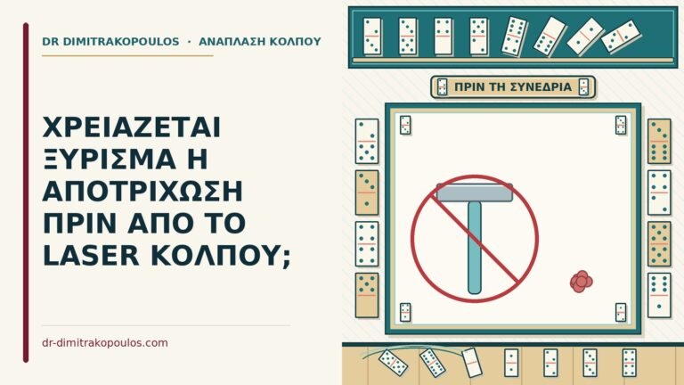 ξύρισμα πριν από το laser κόλπου