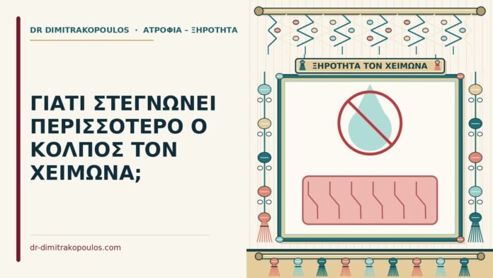 στεγνός κόλπος τον χειμώνα