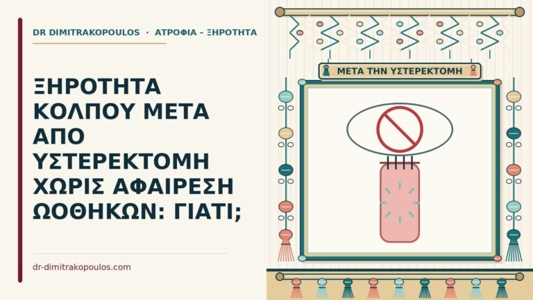 ξηρότητα κόλπου μετά από υστερεκτομή
