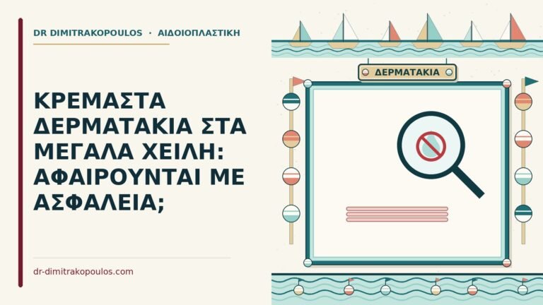 κρεμαστά δερματάκια στα μεγάλα χείλη